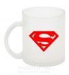 Чашка стеклянная SUPERMAN RED Фроузен фото
