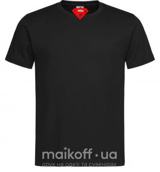 Чоловіча футболка SUPERMAN RED Чорний фото