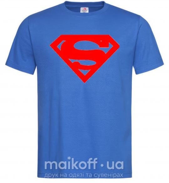 Мужская футболка SUPERMAN RED Ярко-синий фото