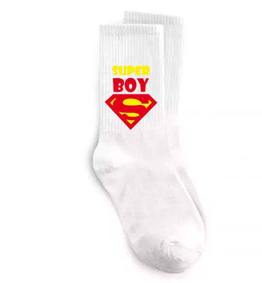 Носки SUPER BOY Белый фото