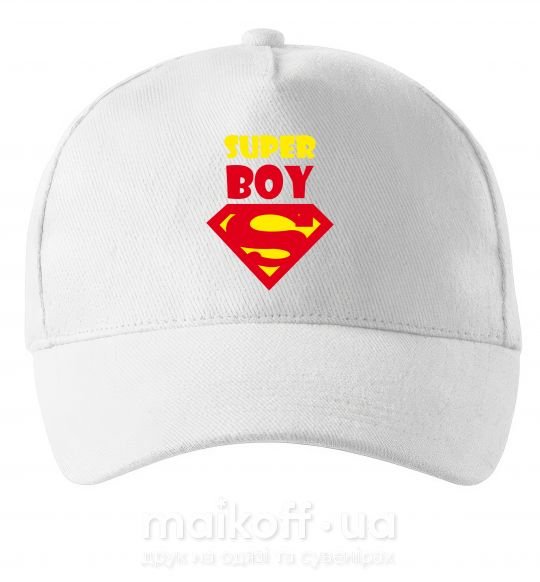 Кепка SUPER BOY Белый фото