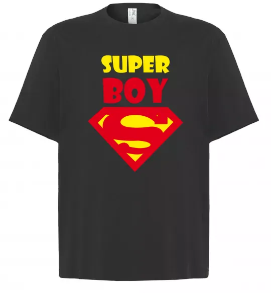 Футболка Оверсайз SUPER BOY Черный фото