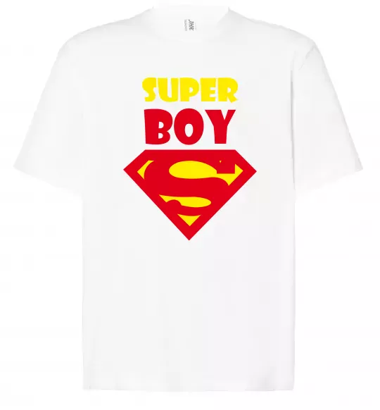 Футболка Оверсайз SUPER BOY Белый фото