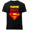Чоловіча преміум футболка SUPER BOY Чорний фото