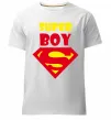 Чоловіча преміум футболка SUPER BOY Білий фото