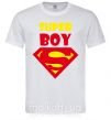 Мужская футболка SUPER BOY Белый фото