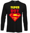 Лонгслив SUPER BOY Черный фото