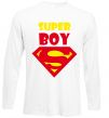 Лонгслив SUPER BOY Белый фото