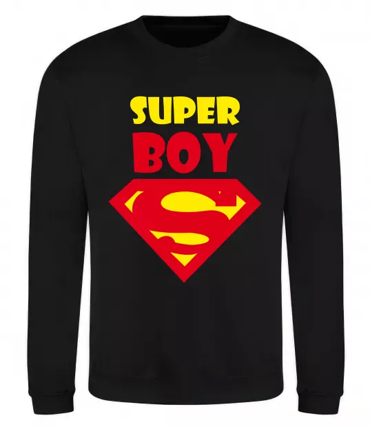 Свитшот SUPER BOY Черный фото