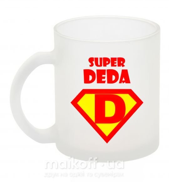 Чашка скляна SUPER DEDA Фроузен фото