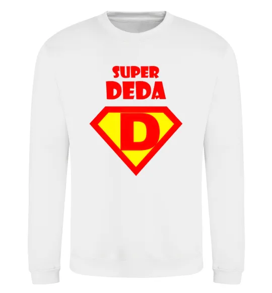 Свитшот SUPER DEDA Белый фото