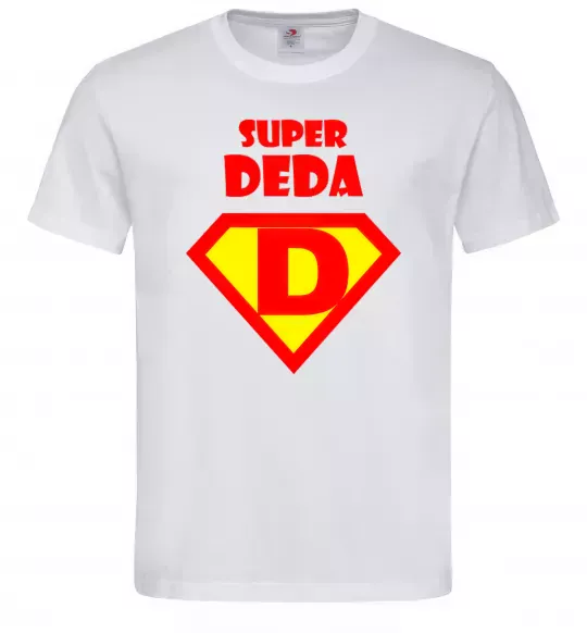 Мужская футболка SUPER DEDA Белый фото