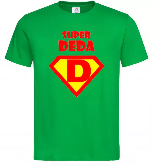 Мужская футболка SUPER DEDA Зеленый фото