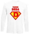 Лонгслив SUPER DEDA Белый фото