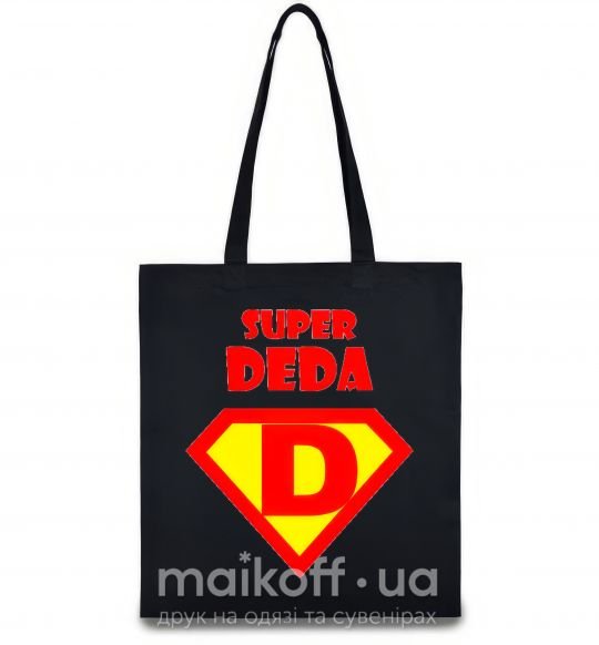 Еко-сумка SUPER DEDA Чорний фото