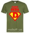 Мужская футболка SUPER DEDA Оливковый фото