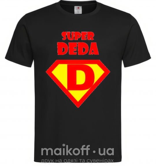 Чоловіча футболка SUPER DEDA Чорний фото