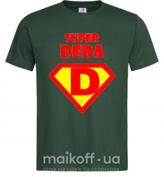 Чоловіча футболка SUPER DEDA Темно-зелений фото