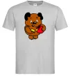 Чоловіча футболка Вінні-Пух Сірий фото