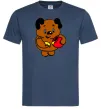 Чоловіча футболка Вінні-Пух Темно-синій фото