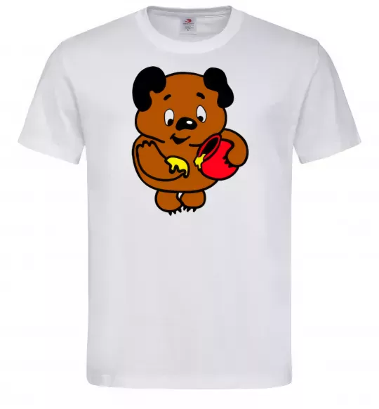 Чоловіча футболка Вінні-Пух Білий фото