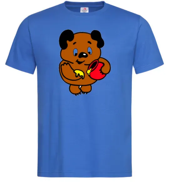 Чоловіча футболка Вінні-Пух Яскраво-синій фото