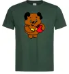 Чоловіча футболка Вінні-Пух Темно-зелений фото