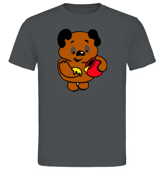 Чоловіча футболка Вінні-Пух Графіт фото