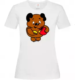 Женская футболка Hello kitty in caps Белый фото