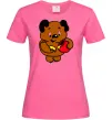 Женская футболка Вінні-Пух Ярко-розовый фото