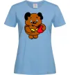 Женская футболка Вінні-Пух Голубой фото