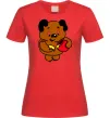 Женская футболка Вінні-Пух Красный фото