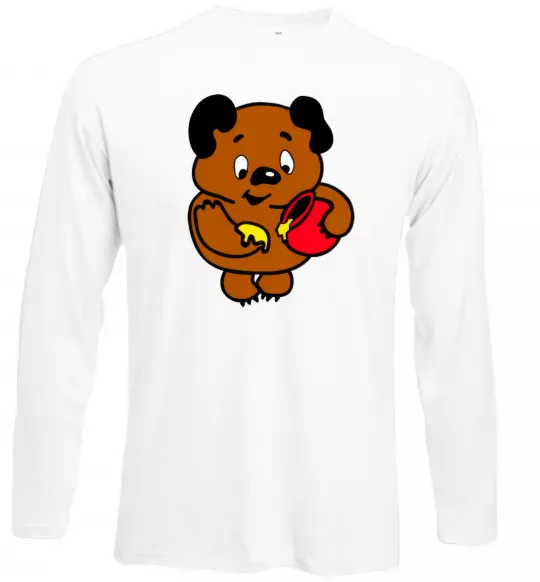 Лонгслив Вінні-Пух Белый фото