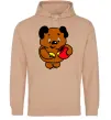 Мужская толстовка (худи) Вінні-Пух Песочный фото