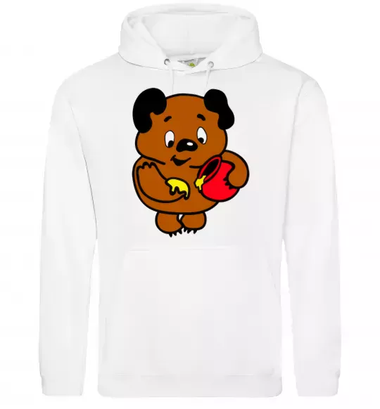 Жіноча толстовка (худі) Вінні-Пух Білий фото