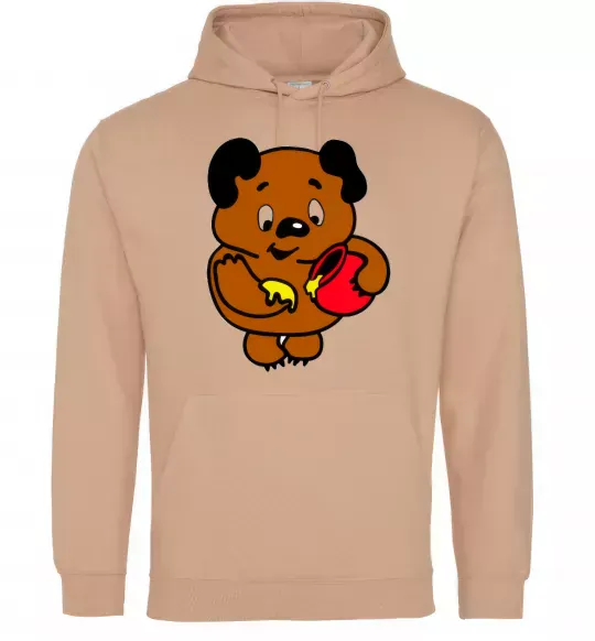 Жіноча толстовка (худі) Вінні-Пух Пісочний фото