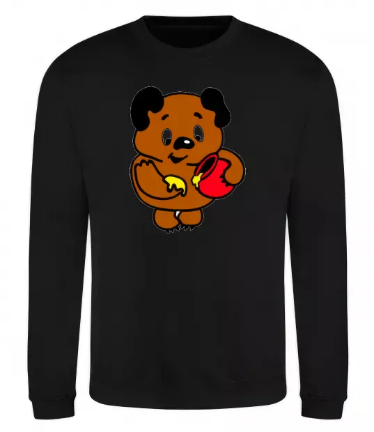 Свитшот Вінні-Пух Черный фото