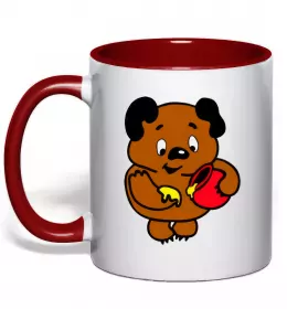 Чашка с цветной ручкой Hello kitty in caps Черный фото