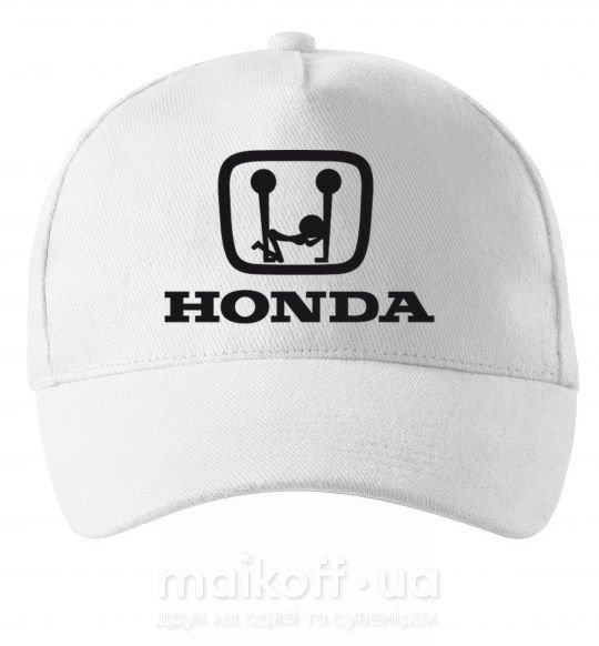 Кепка HONDA неприличный лого Белый фото