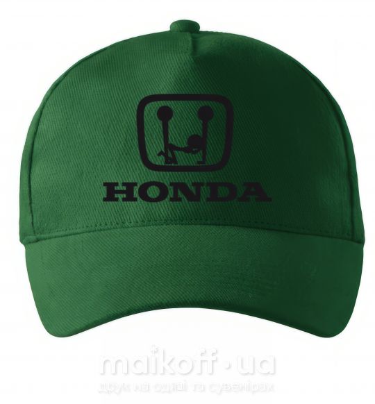 Кепка HONDA неприличный лого Темно-зеленый фото