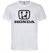 Чоловіча футболка HONDA неприличный лого Білий фото