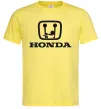 Мужская футболка HONDA неприличный лого Лимонный Мужская футболка HONDA неприличный лого Лимонный фото