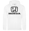 Мужская толстовка (худи) HONDA неприличный лого Белый Мужская толстовка (худи) HONDA неприличный лого Белый фото