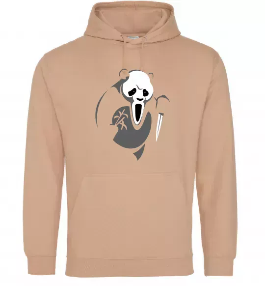 Женская толстовка (худи) ПАНДА з фільму крик Песочный фото