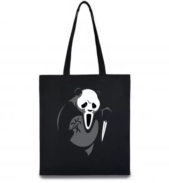 Эко-сумка ПАНДА з фільму крик Черный фото