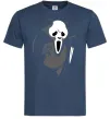 Мужская футболка ПАНДА з фільму крик Темно-синий Мужская футболка ПАНДА з фільму крик Темно-синий фото