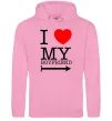 Женская толстовка (худи) I LOVE MY BOYFRIEND Розовый Женская толстовка (худи) I LOVE MY BOYFRIEND Розовый фото