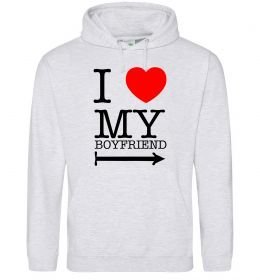 Жіноча толстовка (худі) I LOVE MY BOYFRIEND