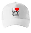 Кепка I LOVE MY GIRLFRIEND Белый фото