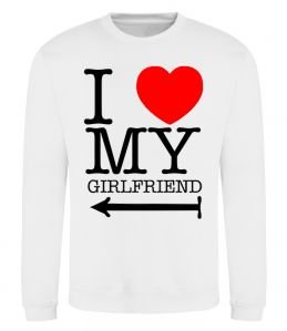 Свитшот I LOVE MY GIRLFRIEND